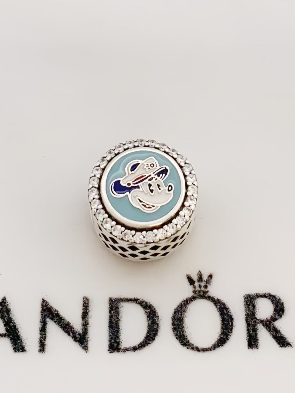 Pandora Disney Wish Captain Mickey Mouse Exclusive Dangle Charm Pendant, S925
